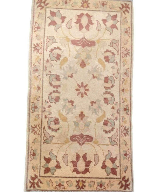 111 x 58 cm Ziegler Beige Rug - Rugoutlet