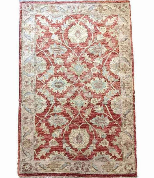 160 x 92 cm Ziegler Red Rug - Rugoutlet