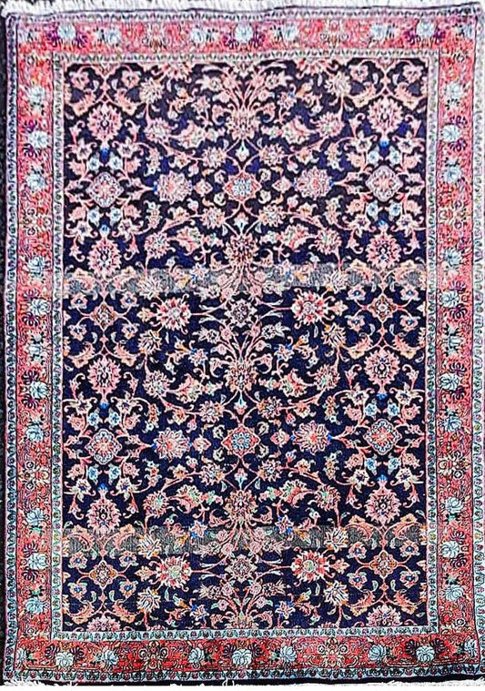 165 x 110 cm persian bijar Traditional Red Rug - Rugoutlet