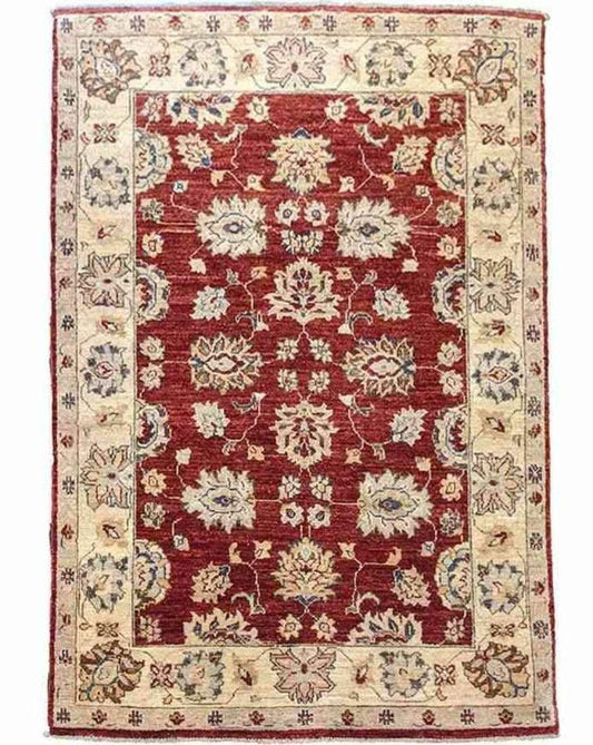 167 x 124 cm Ziegler Natural dye Beige Rug - Rugoutlet