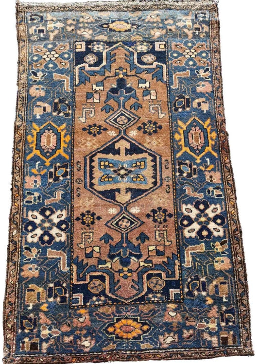 171 x 111 cm Persian tribal Lori Tribal Brown Rug - Rugoutlet