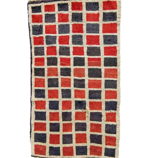 172 x 102 cm Gabbeh Persian Tribal Beige Rug - Rugoutlet