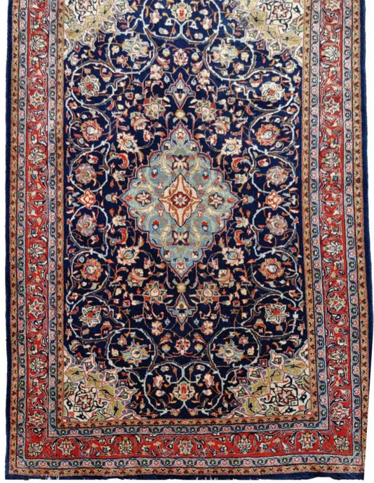 172 x 135 cm Persian Sarouq Traditional Purple Rug - Rugoutlet