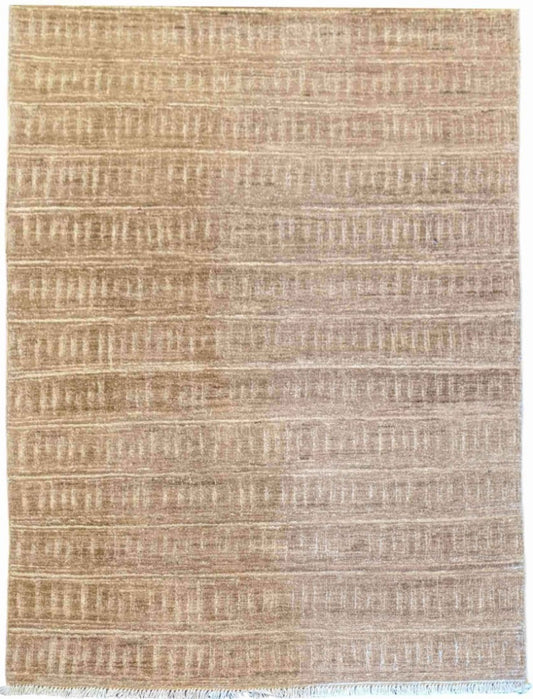 176 x 121 cm Natural Dye Brown Rug - Rugoutlet
