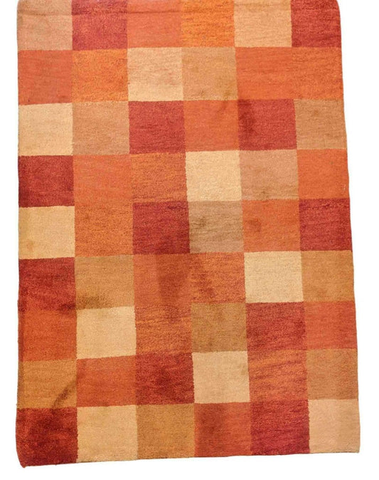 180 x 120 cm Handmade Tribal Gabbeh Rug Red Rug - Rugoutlet