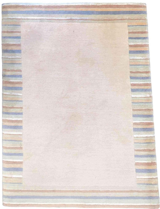 186 x 123 cm Handmade Grey & multicolour Rug - Rugoutlet