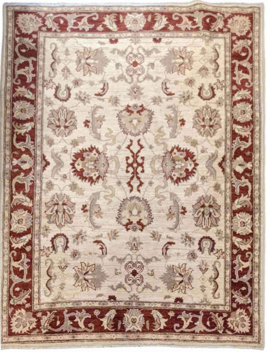 187 x 145 cm Ziegler Beige Rug - Rugoutlet