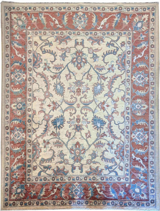 190 x 149 cm Ziegler Beige Rug - Rugoutlet