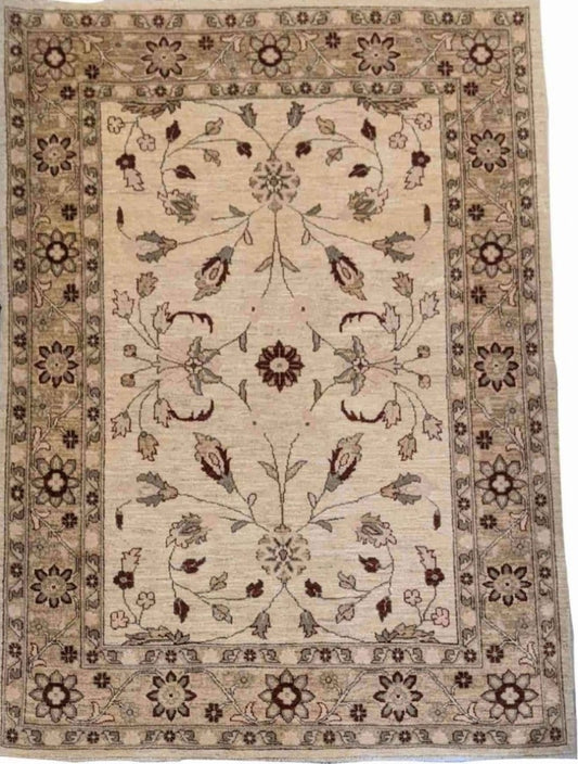 195 x 145 cm Ziegler Beige Rug - Rugoutlet