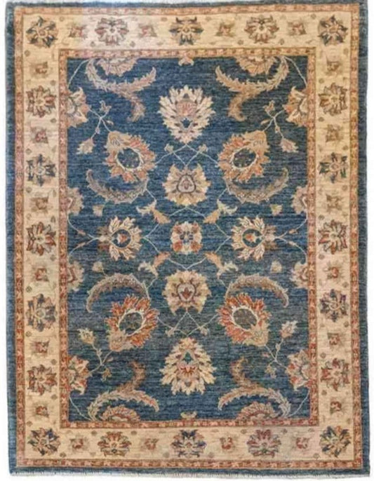 198 x 137 cm Ziegler Blue Rug - Rugoutlet