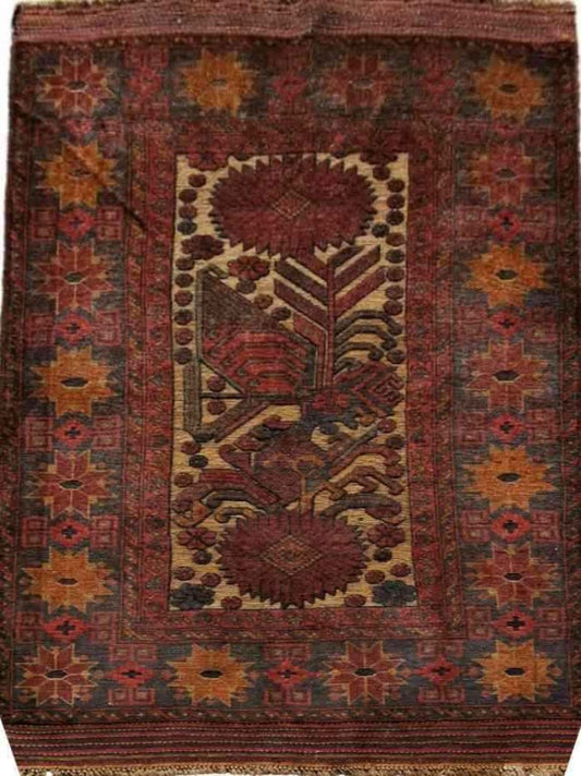 200 x 122 cm Mushwani Tribal Brown Rug - Rugoutlet