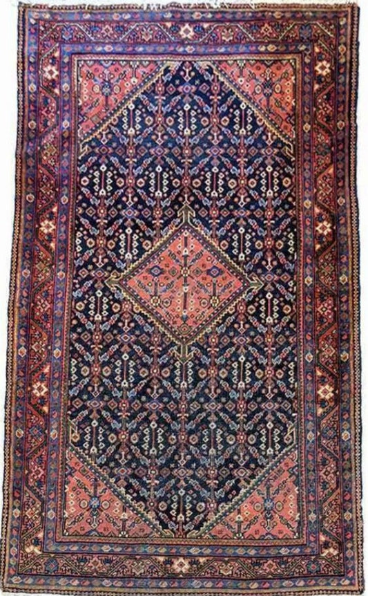 202 x 125 cm old malayer Traditional Brown Rug - Rugoutlet