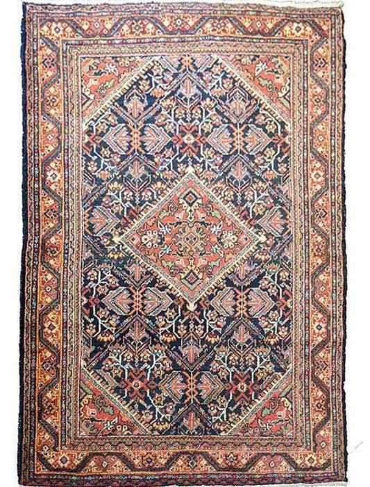 206 x 133 cm Old Malayer Traditional Brown Rug - Rugoutlet