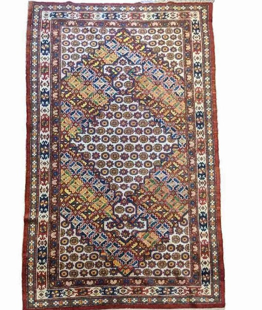 217 x 126 cm Nomadic Tribal Tribal Brown Rug - Rugoutlet