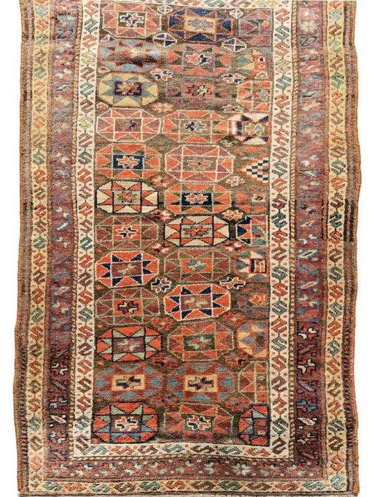 220 x 115 cm Old Tribal Lori Brown Rug - Rugoutlet