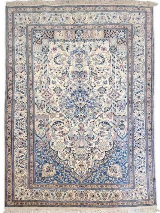 250 x 143 cm Nain Traditional Yellow Large Rug - Rugoutlet