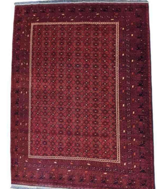 258 x 164 cm Afghan Tribal Red Rug - Rugoutlet