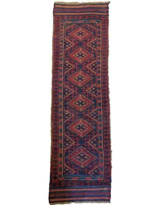 280 x 60 cm Mushwani Traditional Red Rug - Rugoutlet