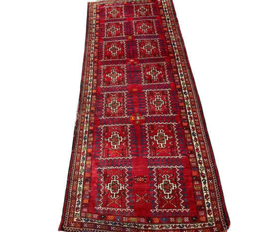 300 x 110 cm Persian Baluch Tribal Red Rug - Rugoutlet