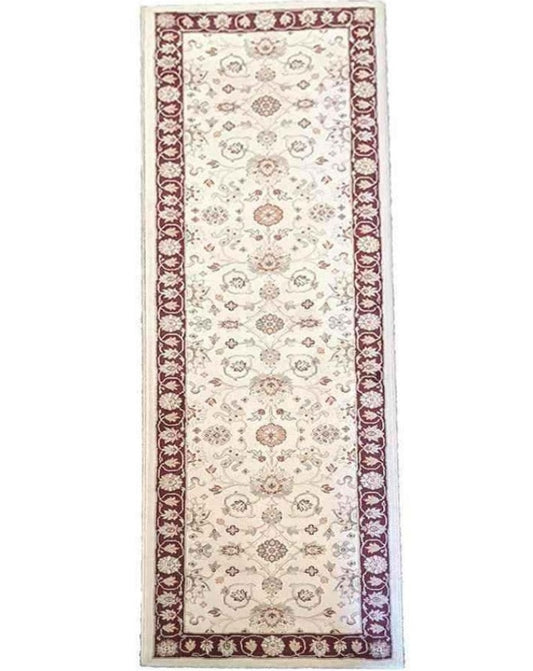 300 x 70 cm Ziegler powerloom Antique Beige Rug - Rugoutlet