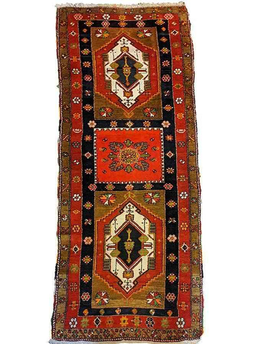 307 x 95 cm Anatolian Red Rug - Rugoutlet