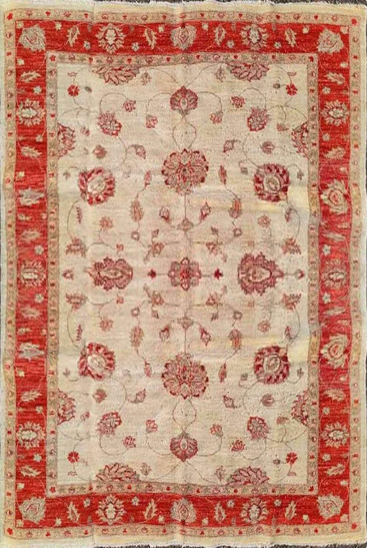 309 x 201 cm Red & Yellow Ziegler handmade rug - Rugoutlet