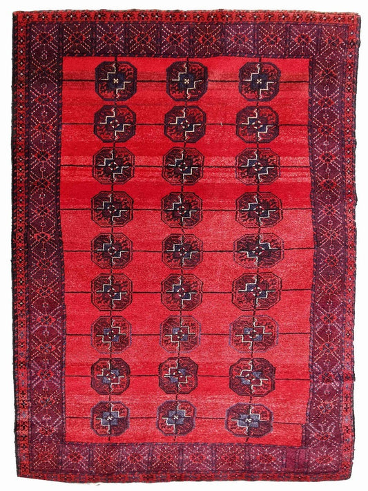 310 x 168 cm Afghan Tribal Red Large Rug - Rugoutlet