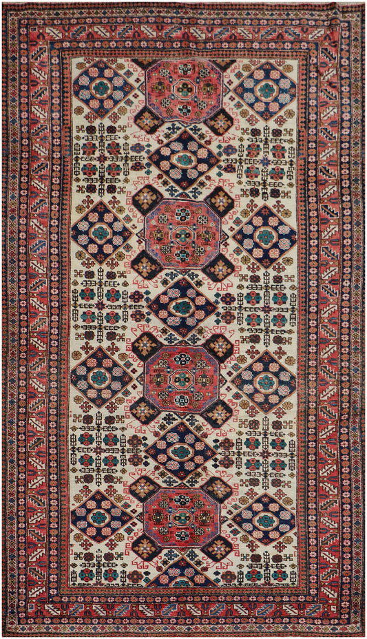 278x147 cm Antique Tabriz Wool Rug Handmade Beige - Rugoutlet