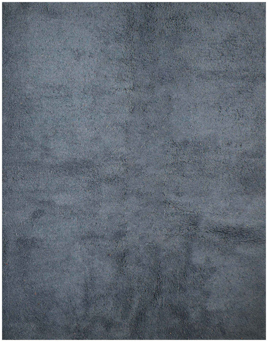 238x166 cm Moroccan Berber Beni Ourain Tribal Wool Rug blue - Rugoutlet