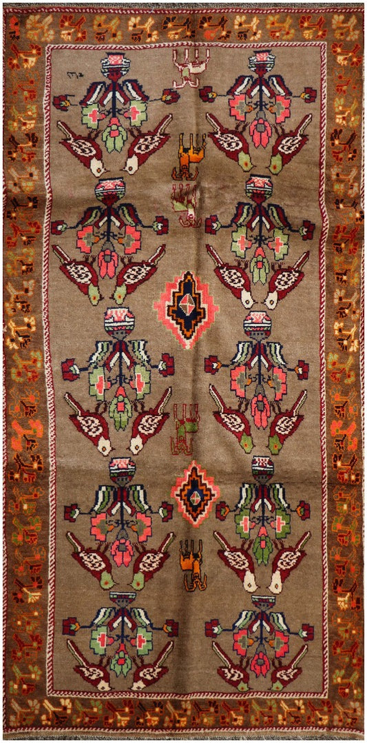 A Persian Gabbeh Tribal Wool Rug