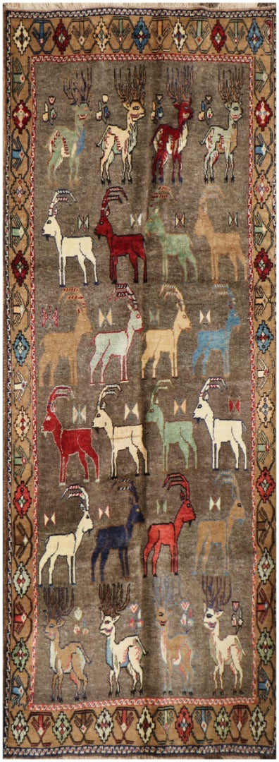 A Persian Qashqai wool rug