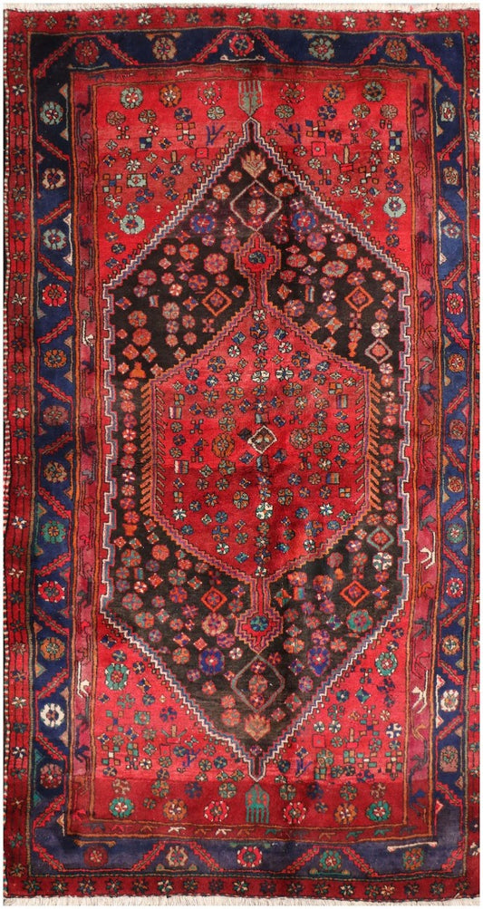 A vibrant Persian Zanjan Tribal Rug