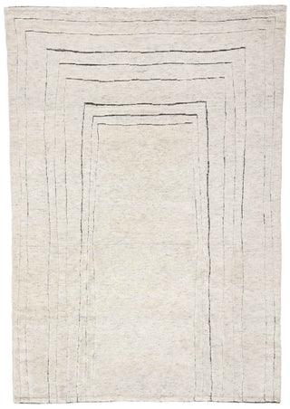 A hand-knotted wool rug