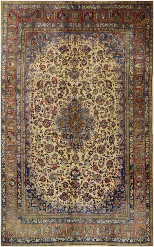 Sarough Mahal Tribal Rug 246 x 346 cm (8.07 x 11.35 ft)