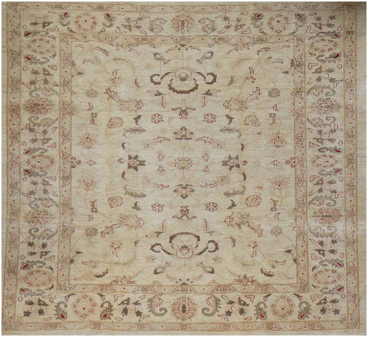 317x247 cm Ziegler Tribal Wool Rug Handmade Beige - Rugoutlet