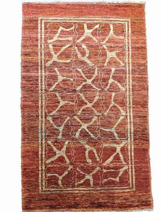 149 x 93 cm Red & Yellow Rug - Rugoutlet