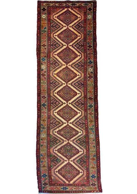 303 x 74 cm KARAJEH Red Rug - Rugoutlet