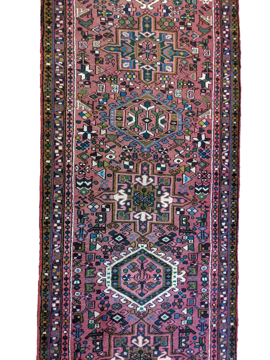 322 x 75 cm Karajeh Red Rug - Rugoutlet