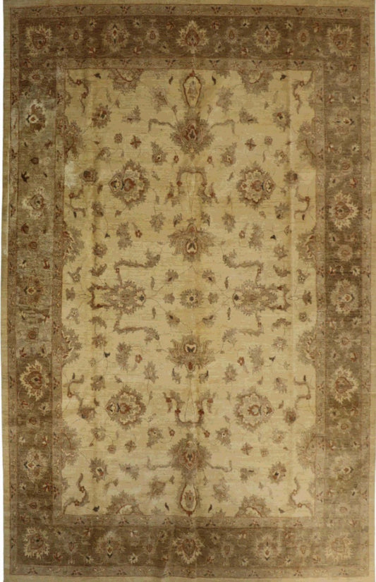 A rectangular Ziegler wool rug