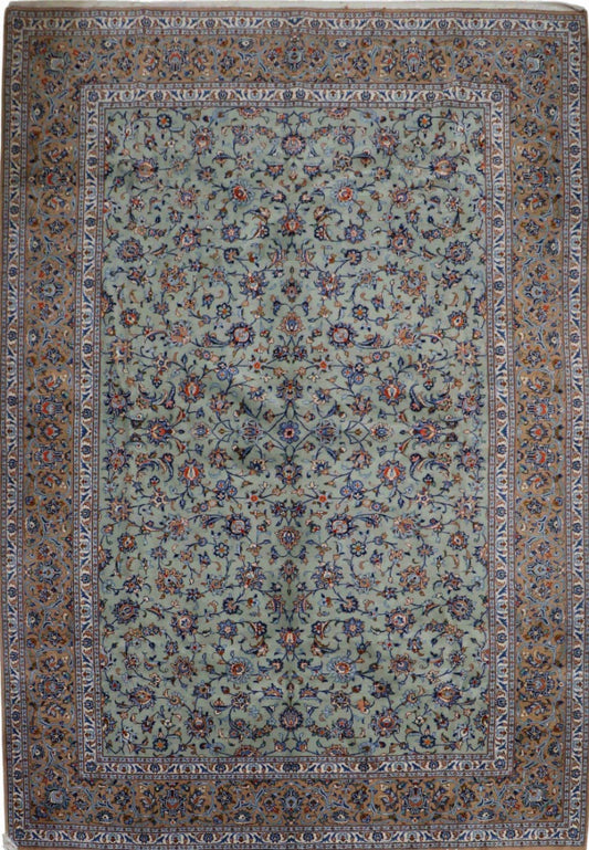 9335 Handmade Authentic Persian Kashan 440x310cm - Rugoutlet