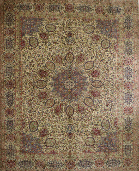486x360cm Old Persian Kerman-9349 - Rugoutlet