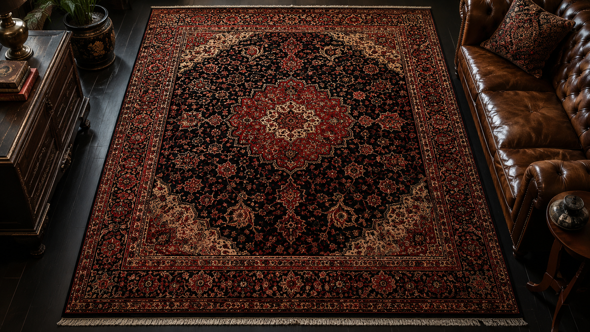 Black and Red Persian Rug: How to Choose a Dramatic Handmade Centrepiece
