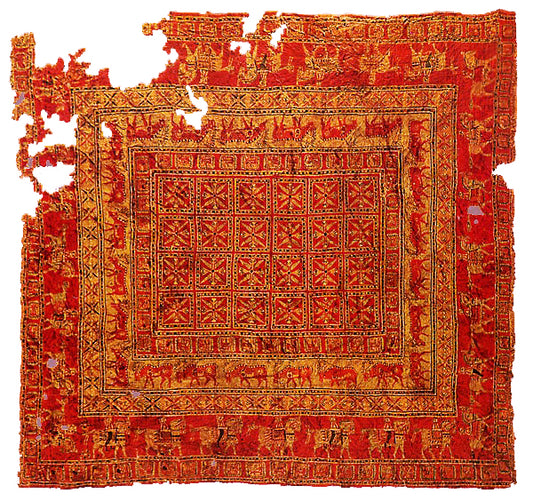 Millennia ago the Pazyryk rug was born.