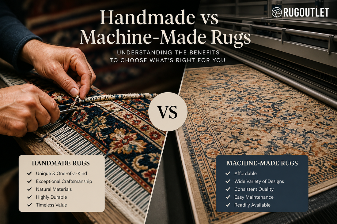 Benefits of Handmade vs Machine-Made Rugs