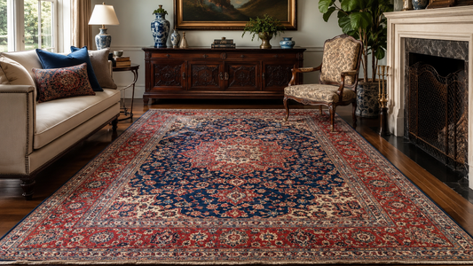 Persian Rug Blue and Red: How to Use Two Classic Persian Colours Together