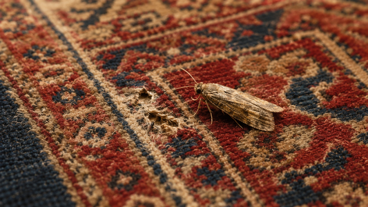 Types of Moths Found on Rugs and How They Damage Wool, Silk and Oriental Rugs