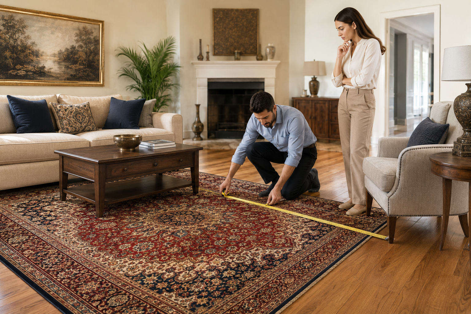 Are There Persian Rug Retailers That Provide In-Home Rug Fitting Services?