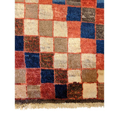 100 x 71 cm Persian Gabbeh Tribal Multi coloured Small Rug - Rugoutlet