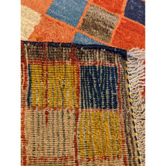 100 x 71 cm Persian Gabbeh Tribal Multi coloured Small Rug - Rugoutlet