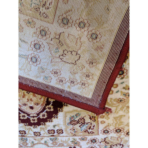 100 x 85 cm Ziegler Power loom Antique Beige Small Rug - Rugmaster